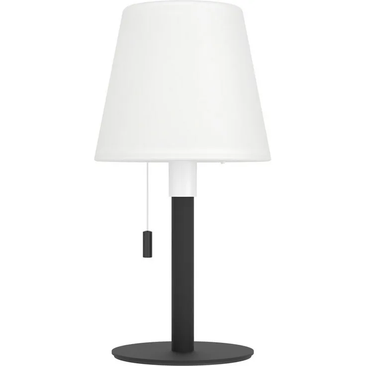 EGLO Tischleuchte MONTAPALMA Tischlampe - Stahl - SOLAR-LED - 2,2W - IP54, Dimmfunktion, Ein-/Ausschalter, Farbwechsel, RGB, USB-Anschluss mit Ladefunktion, mehrere Helligkeitsstufen, LED fest integriert, RGB, Warmweiß, Akku Tischleuchte, Außentischleu...
