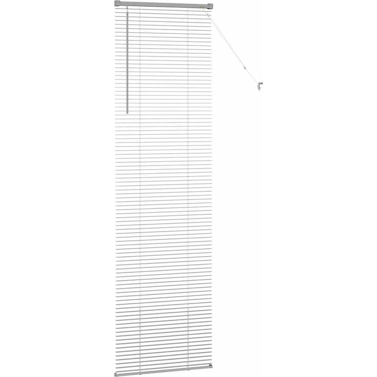 vidaXL Venezianische Jalousie Silber 220 x 65 cm 25 mm Aluminium 42005940 – Bild 6