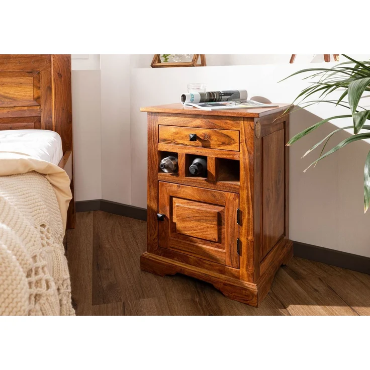 Nachttisch Akazie 46x40x65 honig lackiert OXFORD #268 – Bild 9