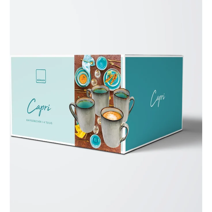SÄNGER Kaffeebecher Set Capri 4 teilig – Bild 6