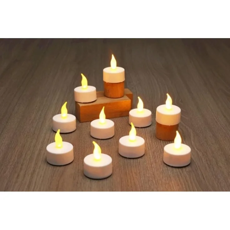 Weihnachtsdekoration Articasa Set mit 8 LED-Teelichtern mit Fernbedienung