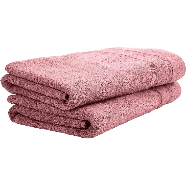 Uncover by Schiesser Duschtuchset Brooklyn - 2-teilig - 70 x 140 cm - Malve