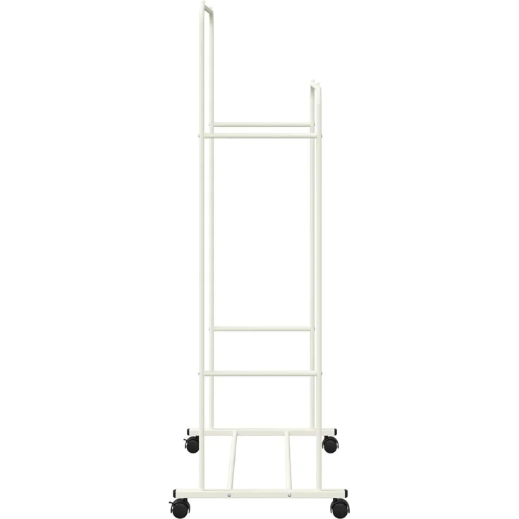 vidaXL Kleiderständer Uni Weiß 80 x 53 x 156 cm 42021355 – Bild 5