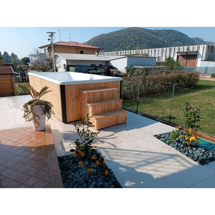 GardenAndPools Schwimmbad Kongo, 7,5 m³ Fassungsvermögen, 700 kg, 476 × 225 × 120 cm – Bild 3