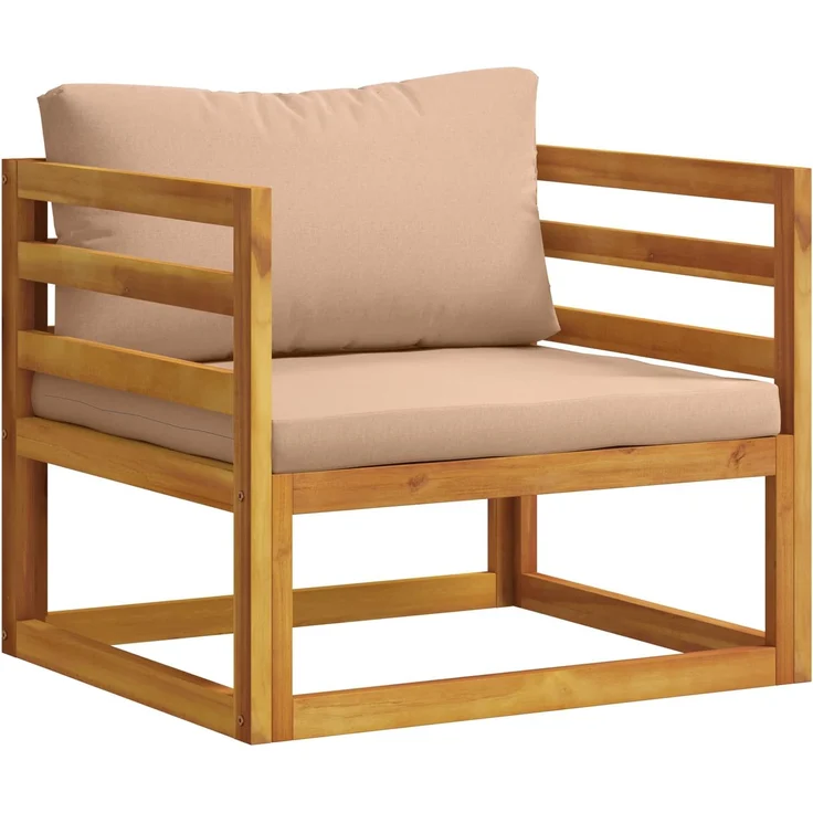 vidaXL Sofa-Set 12 stk. Natur Massivholz Akazie 3417294 – Bild 7
