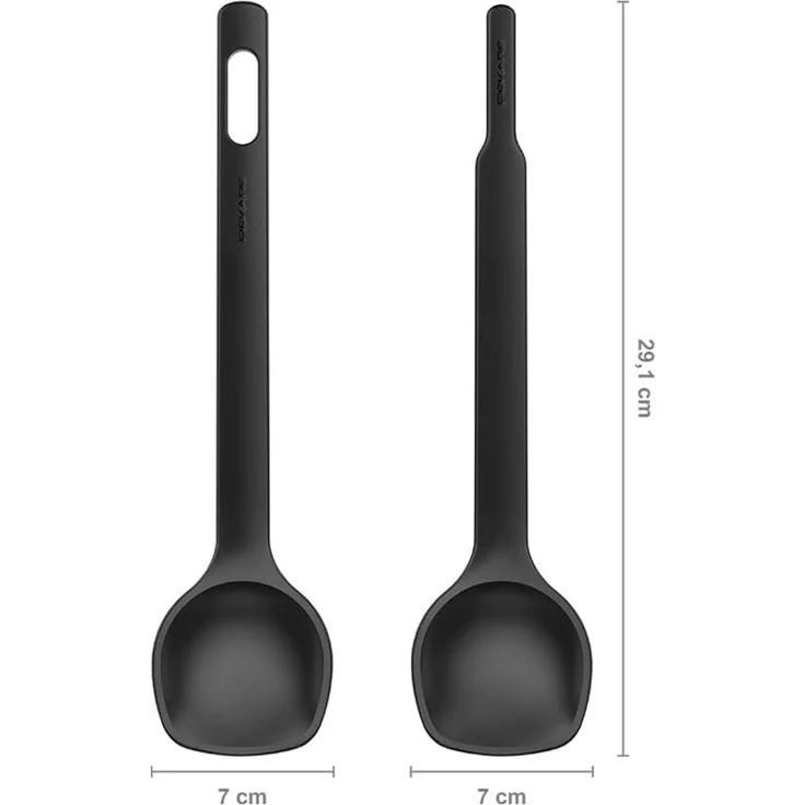 Fiskars Functional Form Salatbesteck, Salat Besteck, Servierbesteck, Küchenhelfer, Silikon, 28 cm, 1014434 – Bild 3