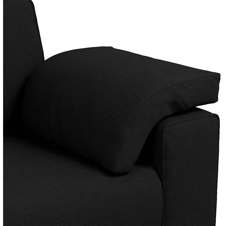 vidaXL Zweisitzer-Sofa Schwarz 180 cm Stoff 4105229 – Bild 7