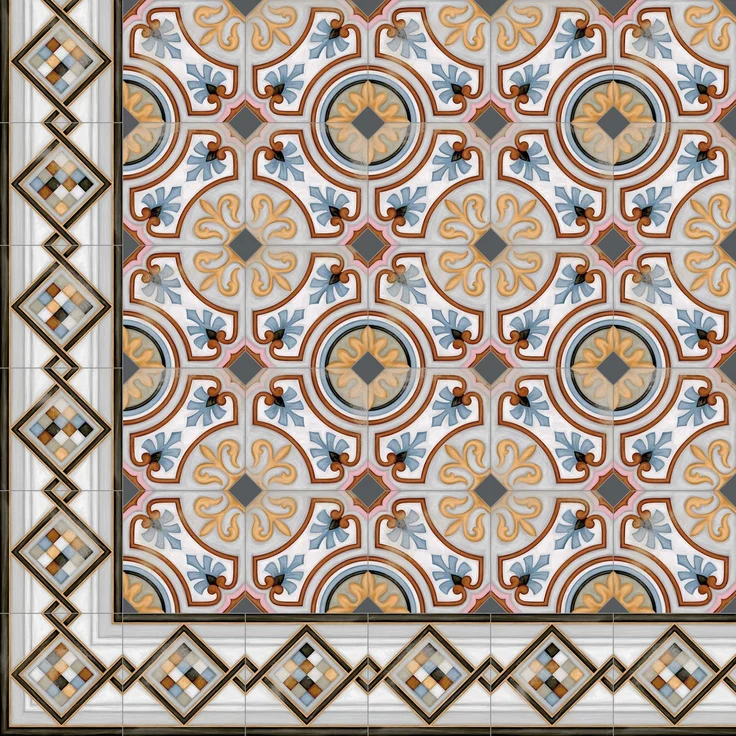 Orientalische Eckbordüre Diglas – Bild 2