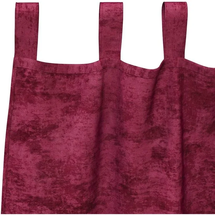 vidaXL Samtvorhänge 2 stk. Weinrot 225 x 140 cm Samt 4107715 – Bild 8