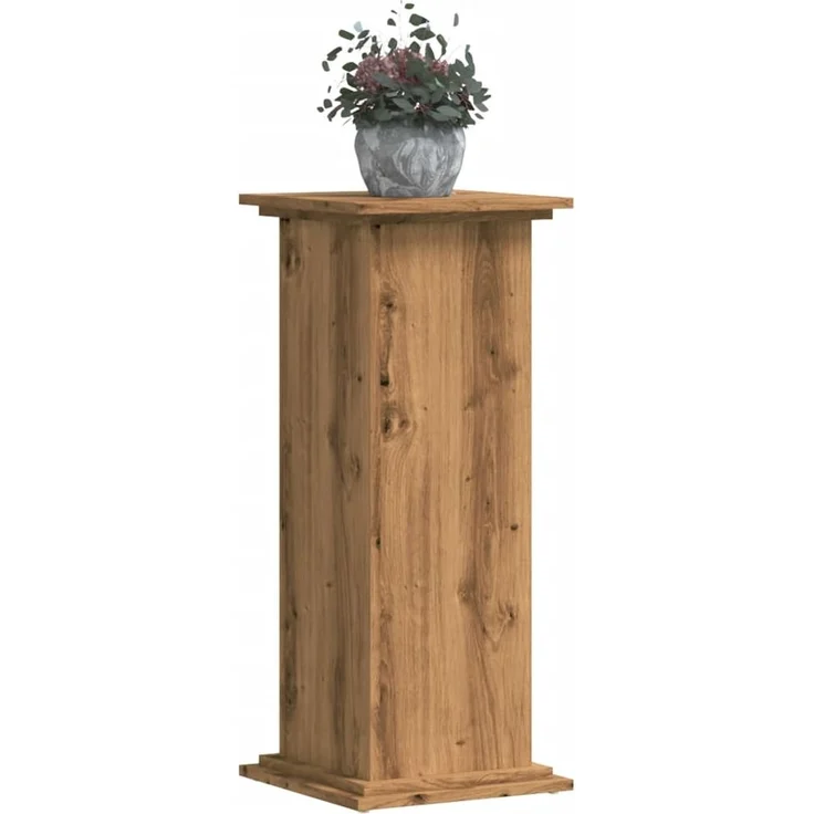 vidaXL Pflanzenständer Artisan-Eiche 33x33x80 cm Holzwerkstoff 852977 – Bild 2