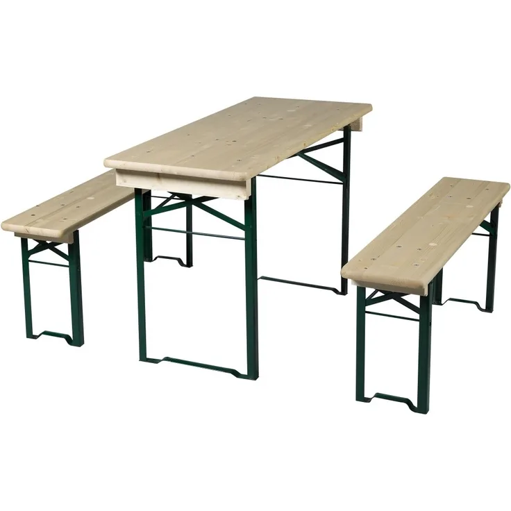 Bierzeltgarnitur 110 x 60 cm Balkongarnitur Gartengarnitur Gartensitzgruppe