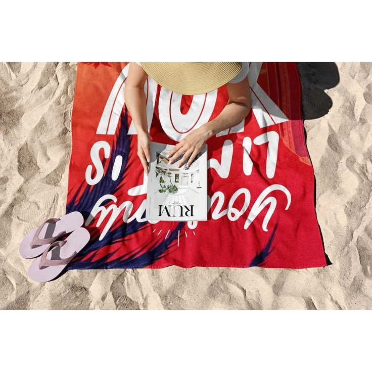 Mijolnir 'Your Limit 70' Strandtuch, Mehrfarbig, 70 x 130 cm – Bild 6