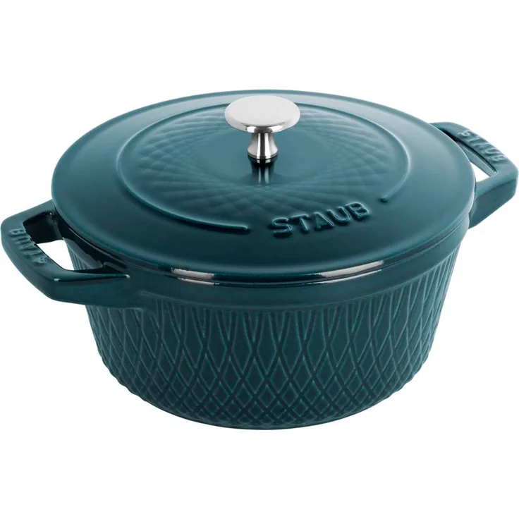 Staub La Cocotte Cocotte 24 cm, rund, La-Mer, Gusseisen