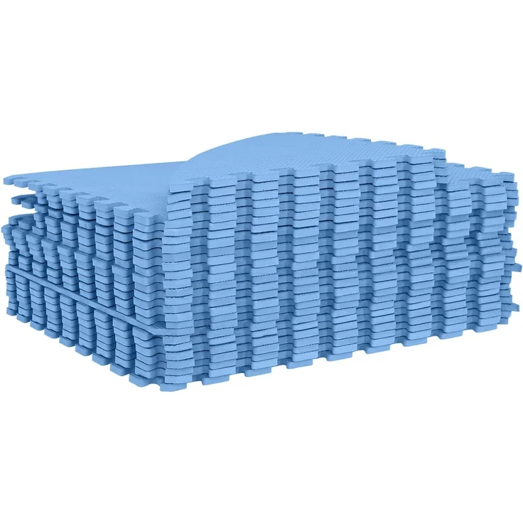vidaXL Pool Bodenschutzmatte 25 stk. Ø 292 cm Rund EVA-Schaum Blau 42042638 – Bild 3