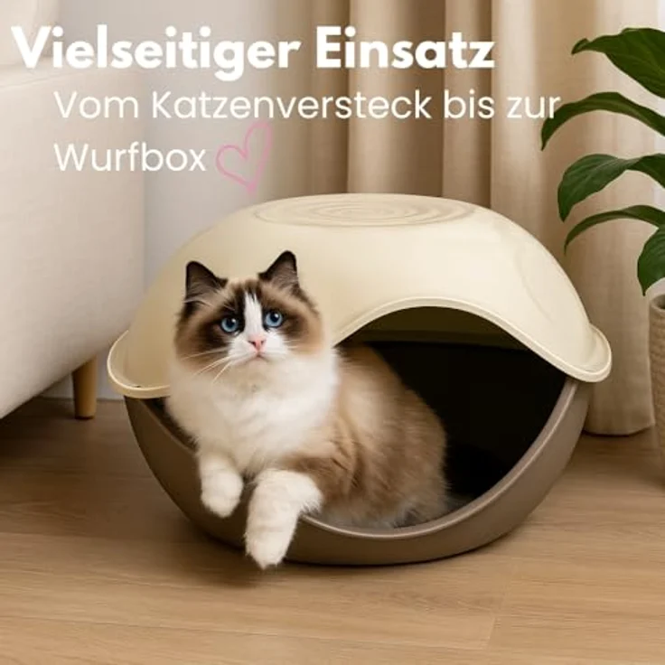 GarPet Katzenzelt Katzen Höhle Haus Hunde Hütte outdoor Wetterfest Korb Wurfkiste – Bild 6