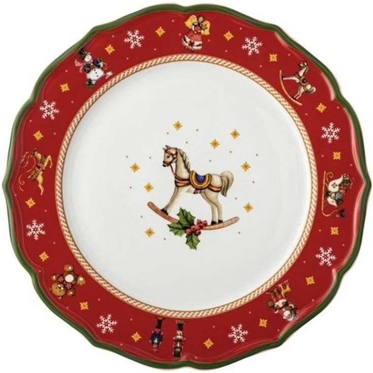 Hutschenreuther Teller Flach 33 cm Happy Wintertime Red – Bild 2
