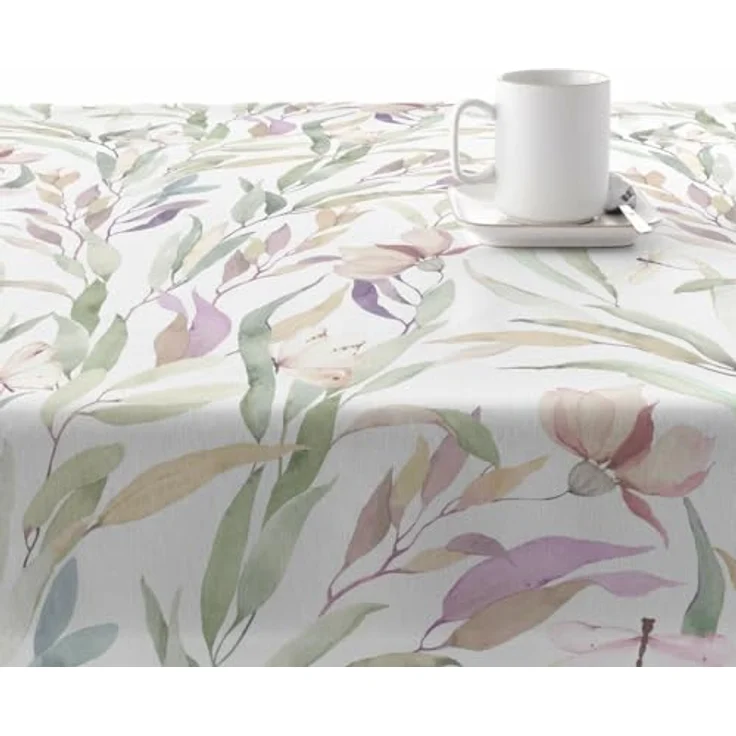 Belum Tischdecke, 140 x 140 cm, schmutzabweisend, 100% Baumwolle, Kunstharz, Modell 0120-248, ohne Gummi, wasserdicht, schmutzabweisend, flüssigkeitsabweisend – Bild 2
