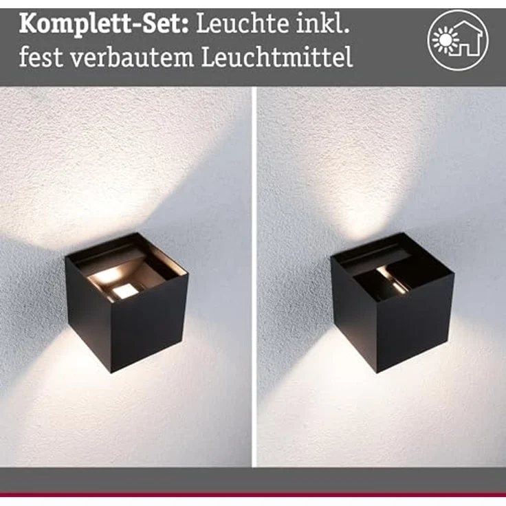 Paulmann 94847 LED Außenwandleuchte Cybo Zigbee RGBW 100x100mm – Bild 3