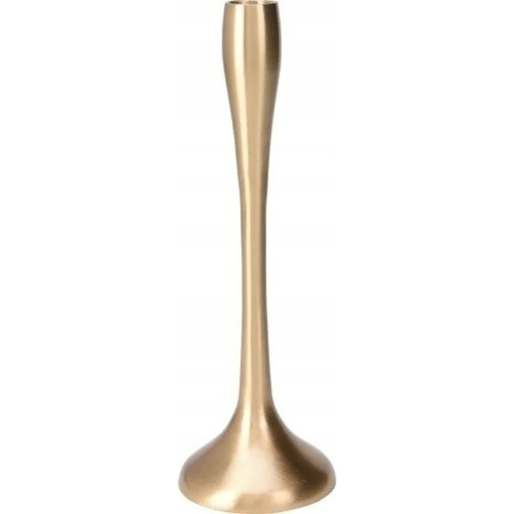 Gold Kerzenhalter für eine Kerze 8 5 x 25 5 cm