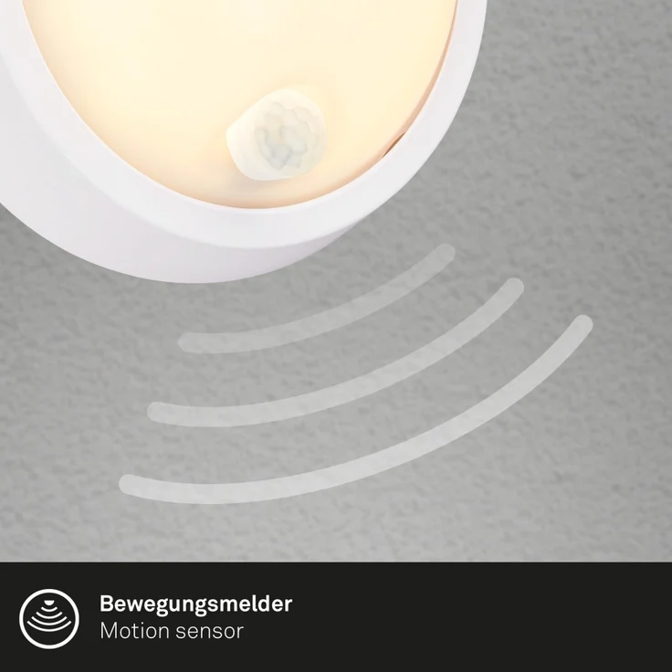 Briloner LED Außenwandleuchte Puni Akku 4W weiß Bewegungssensor warmweiß – Bild 8