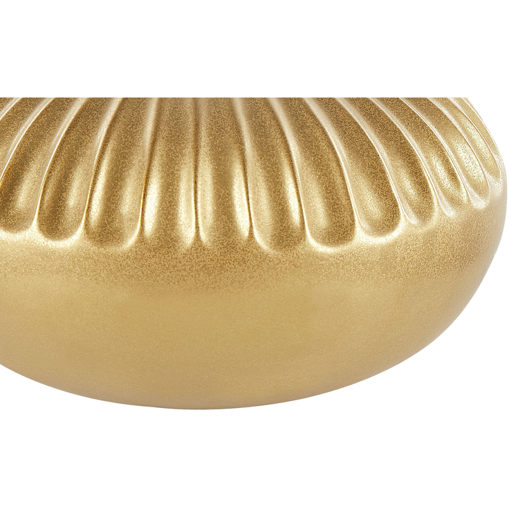 Dekovase CERCEI Steinzeug 20 cm Gold – Bild 5