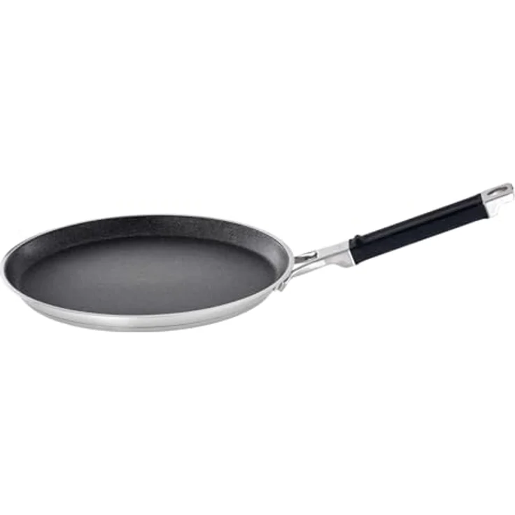 Rösle 'Silence Pro' Crêpes-Pfanne, Edelstahl schwarz, Ø 28 cm – Bild 2