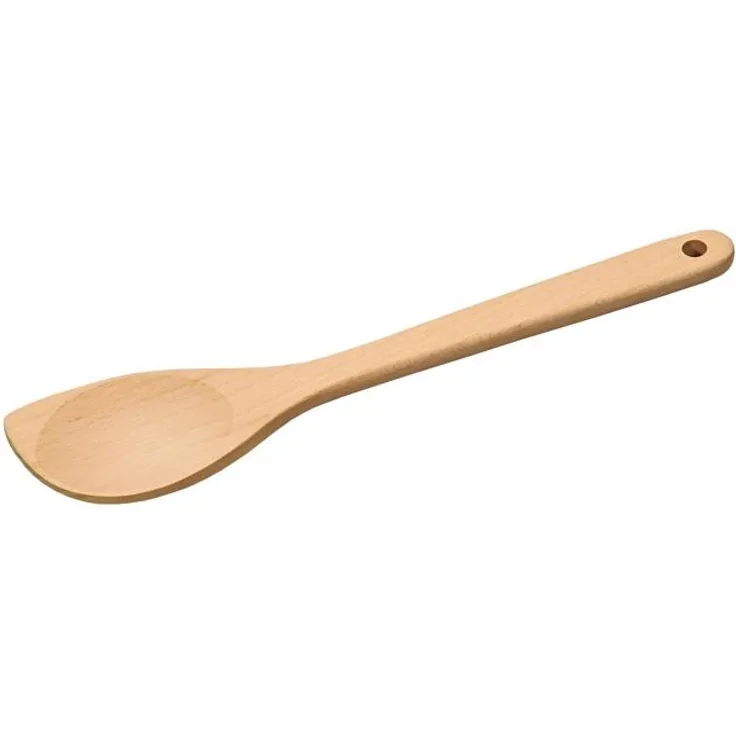 Kesper Löffel aus Buchenholz, ca. 30 cm lang, FSC-zertifiziert, spitz, mit Hängeöse