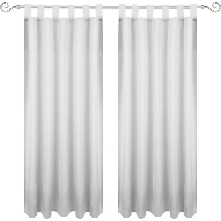 Bestlivings Gardine "Ellen" mit Schlaufen (2 St), Schlaufe, blickdicht, Polyester, einfarbig, modern, waschbar bei 30°C – Bild 5