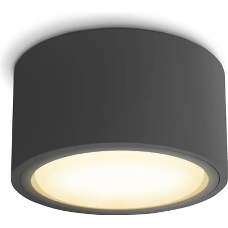 SSC-LUXon CELI-X, dimmbare flache Spot Deckenleuchte mit LED GX53, anthrazit, 4,5W warmweiß – Bild 3