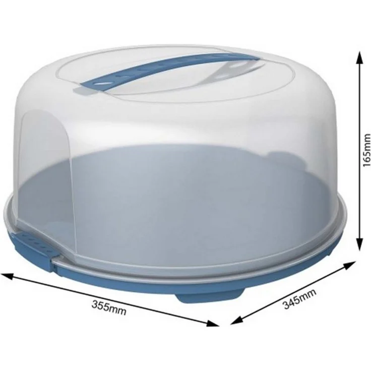 ROTHO Kuchentransportbox Fresh 2er-Set Tortenglocke, Kunststoff (PP), Kunststoff, Hergestellt in der Schweiz – Bild 2