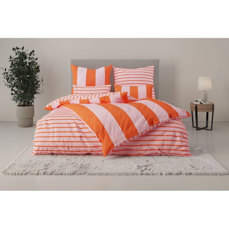 OTTO home Wendebettwäsche Sari Trend, Linon, 2 teilig, ab Gr. 135/200 cm, Bettwäsche in modernen Farben, trendig – Bild 5