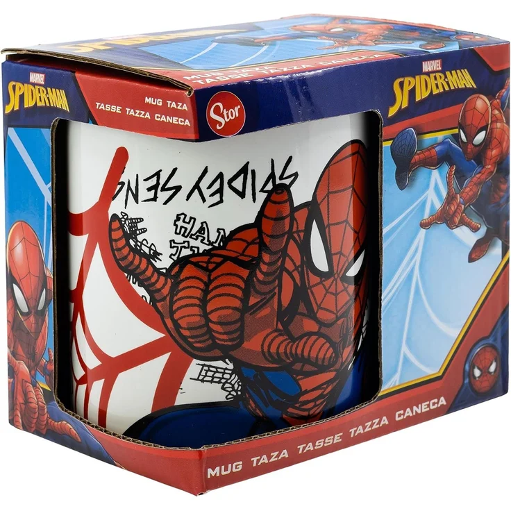 Spiderman Tasse 325ml Keramikbecher für Kinder Geschenkset Boy Icons – Bild 3