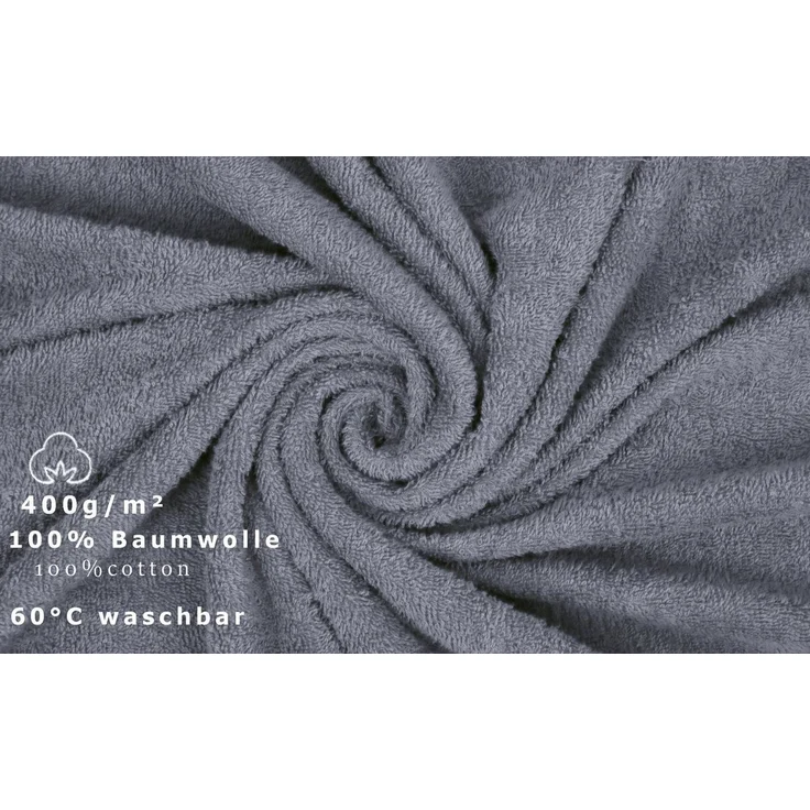 Betz Badetücher 2 Stück Badetücher groß XXL Badetuch Saunatücher Dresden 100 x 180 cm, 100% Baumwolle (Set, 2-St) – Bild 4