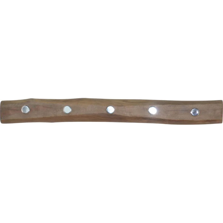 Massivholz Hakenleiste, Garderobenleiste, gewachst, 65 cm breit – Bild 2
