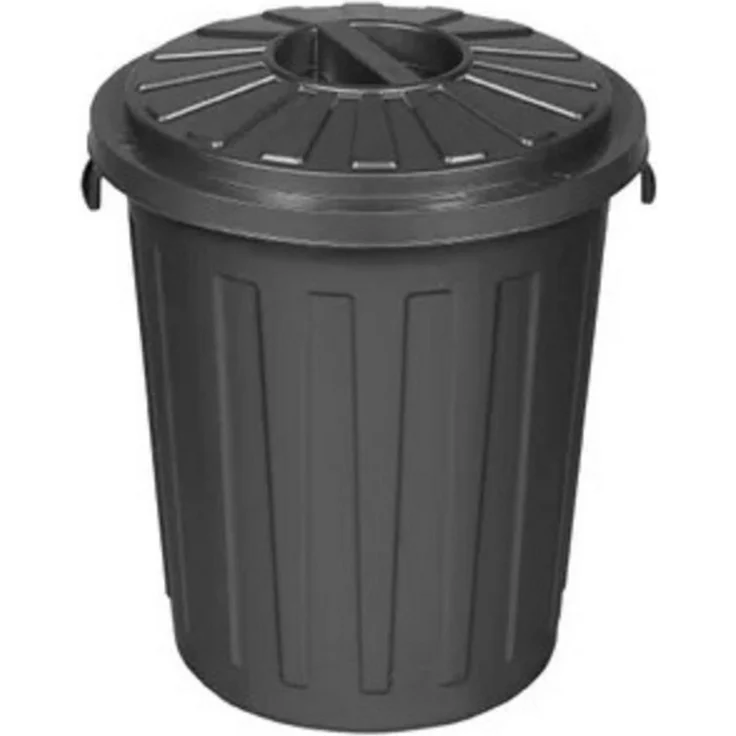  Keeeper Mülltonne mit Deckel, Kunststoff, Graphit-Grau, 23 Liter – Bild 2