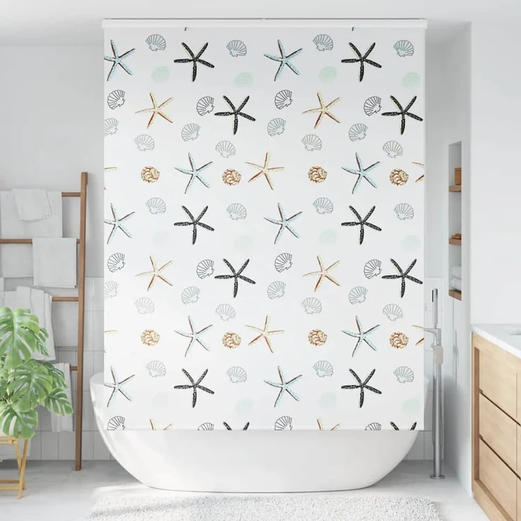 vidaXL Duschrollo mit Kassette 150x240 cm Stoffbreite 146 cm 4015028 – Bild 2