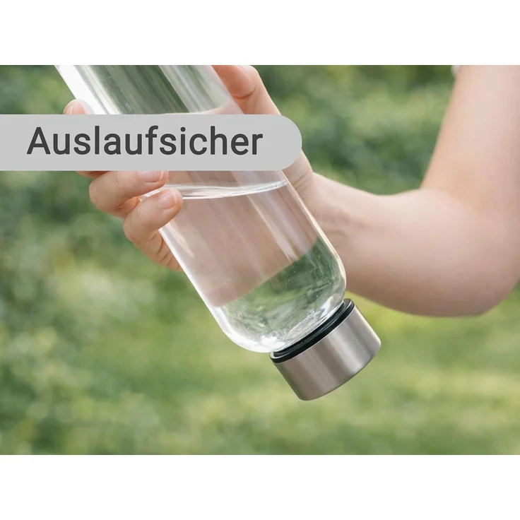ZOLLNER Trinkflasche, 600 ml, transparent, mit Schraubverschluß – Bild 5
