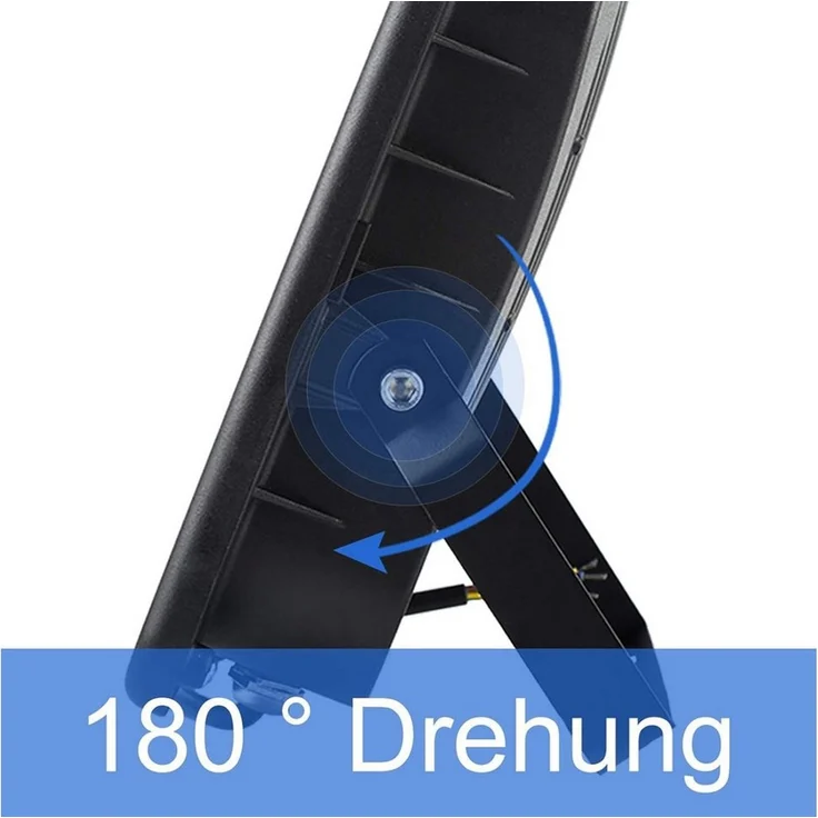 FIVMEN LED Flutlichtstrahler LED Baustrahler 2x100W LED Fluter Strahler mit Stativ und 3M Kabel, für Innen-und Außenbereich, Garage, Baustelle, Sportplatz – Bild 2