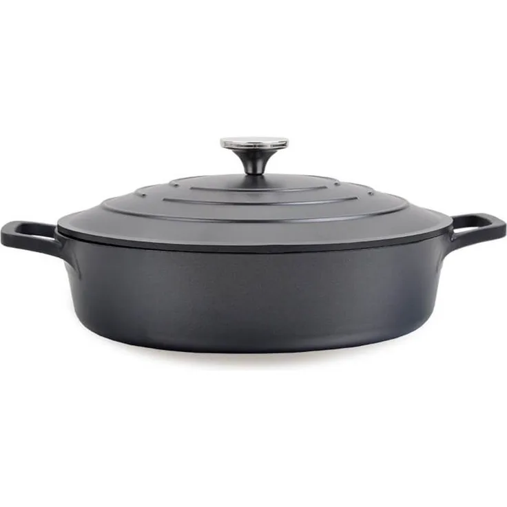 Maestro Flacher Topf mit Deckel, 28 cm, 4,0 l MR4528S