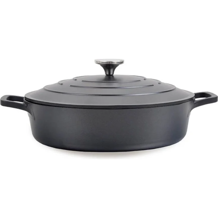 Maestro Flacher Topf mit Deckel, 28 cm, 4,0 l MR4528S