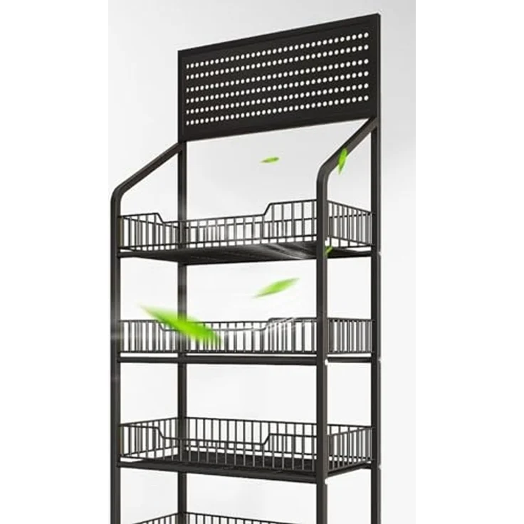 BAYLI Mehrzweckregal Ladenregale Einzelhandel - 140x50x27 cm Supermarktregale - Verkaufsreg – Bild 7