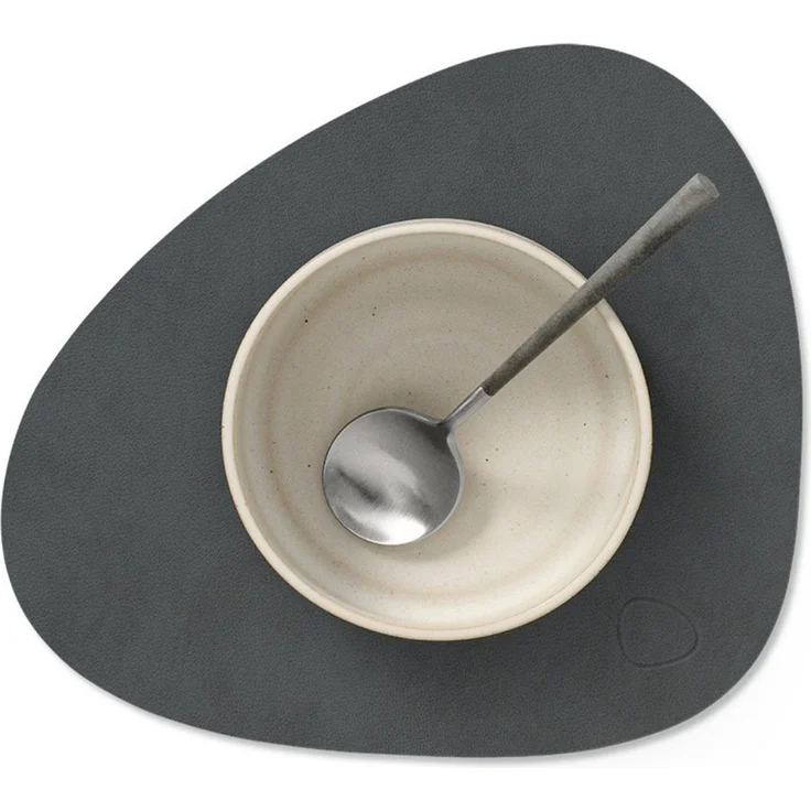 LIND DNA Platzset Nupo Tischset Curve S anthracite 24x28cm – Bild 2