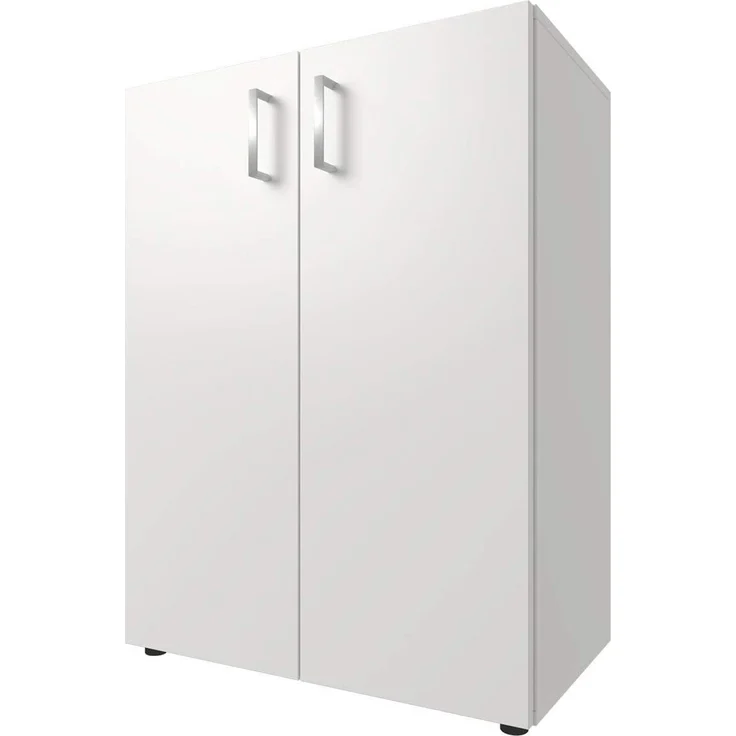 Möbelando 'Trio' Aktenschrank, Holz weiß, 77 x 34,5 x 57 cm – Bild 1