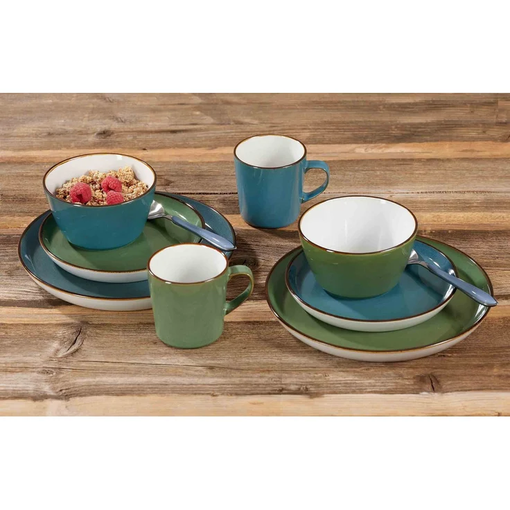 Ritzenhoff & Breker Visby Dessert-Teller ø 20,5 cm 8er Set Dunkelblau – Bild 5