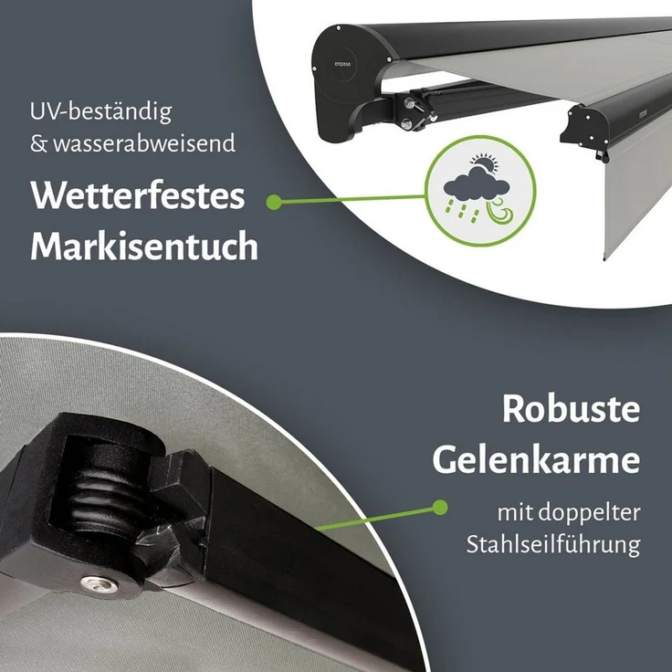 empasa Halbkassettenmarkise "EXPERT PLUS" Markise - elektrische Steuerung mit WiFi-Motor – Bild 4