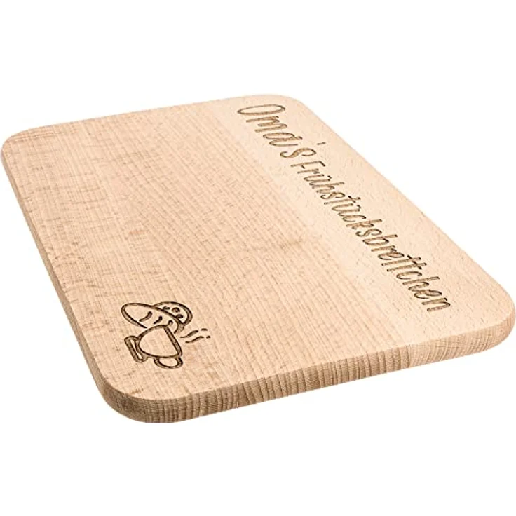 Spruchreif® Frühstücksbrett · Frühstücksbrettchen aus Holz mit Gravur · Geschenk für Großeltern – Bild 5