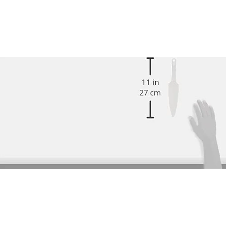 Zenker Tortenmesser, 29 cm Patisserie, praktischer Küchenhelfer aus Kunststoff, Küchenutensil zum schneiden, anheben und servieren von Kuchen, schonend zu allen Oberflächen, Farbe: weiß – Bild 7