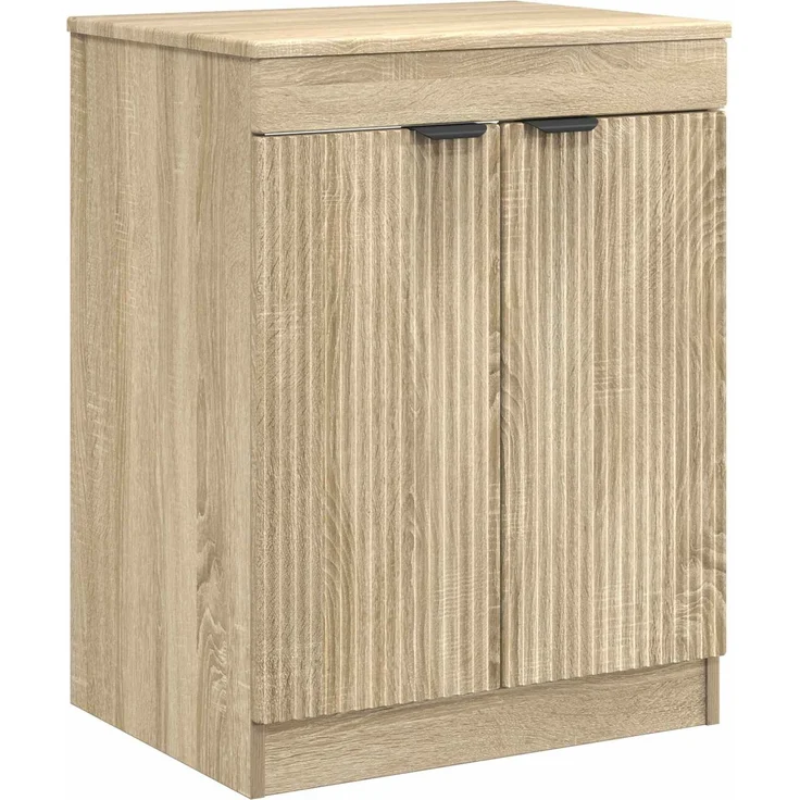 vidaXL Waschbeckenschrank Sonoma-Eiche 54 x 41 x 99,5 cm Holzwerkstoff 3404242 – Bild 4