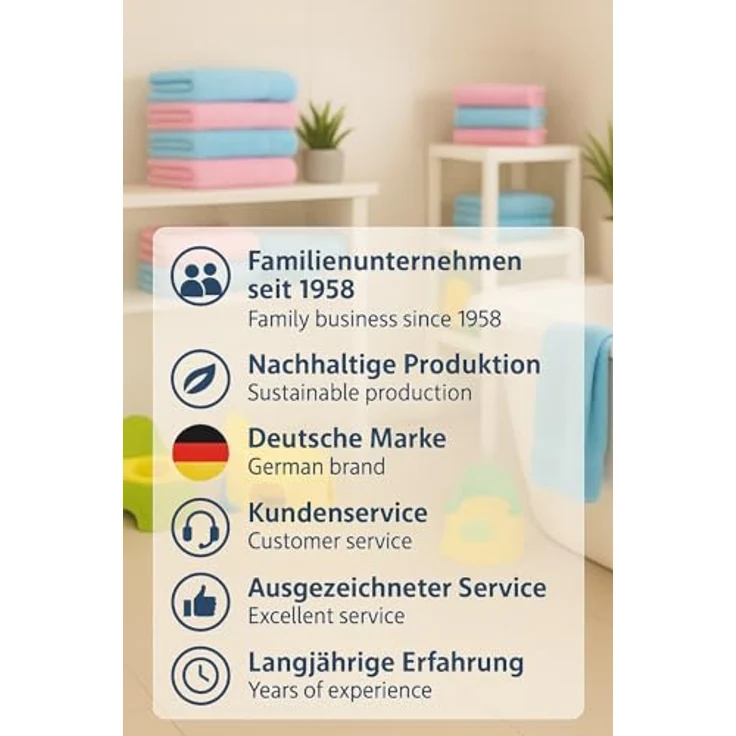 Betz Handtücher 6 tlg. Handtuch Set Palermo Größe 50x100 Farbe rosé und türkis, 100% Baumwolle – Bild 10