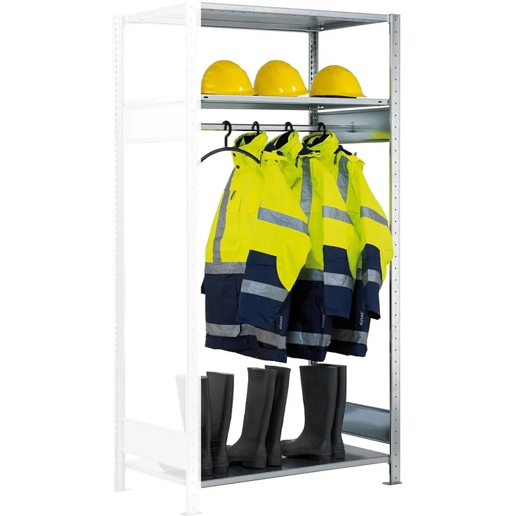 Schulte Anbau-Garderobenregal MULTIplus 14156 200x100x60cm
